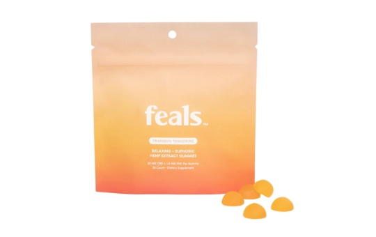 gummies underneath CBD Feals bag