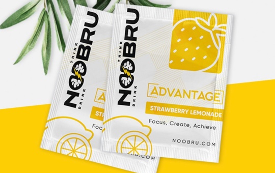 Noobru advantage in 2 single serving packets