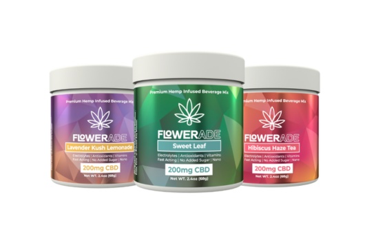 Flowerade in three flavors