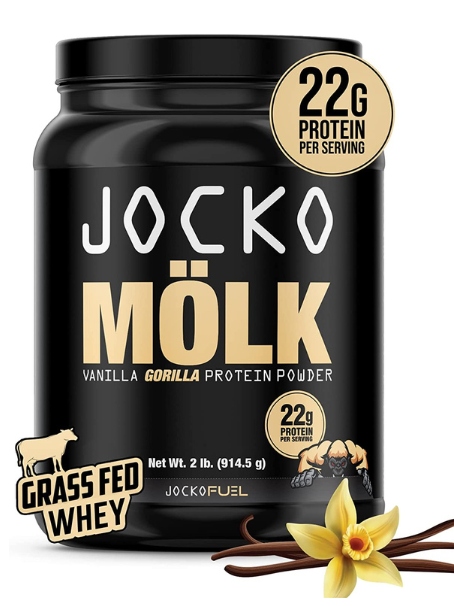 jocko molk vanilla gorilla protein powder