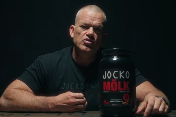 jocko with his protein powder