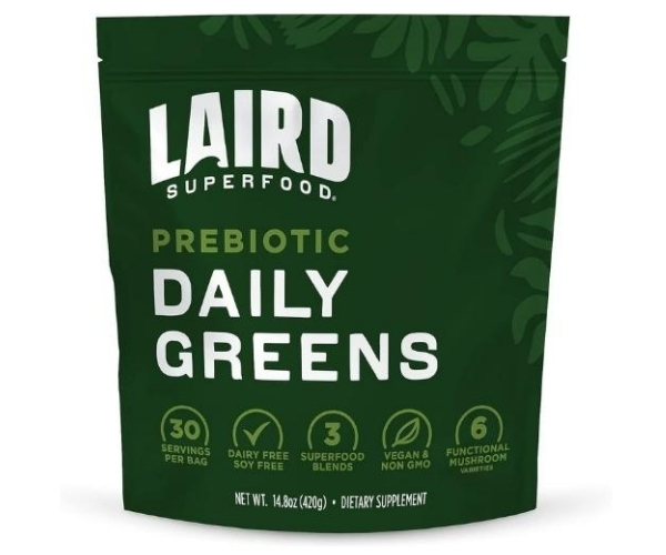 laird prebiotic daily greens