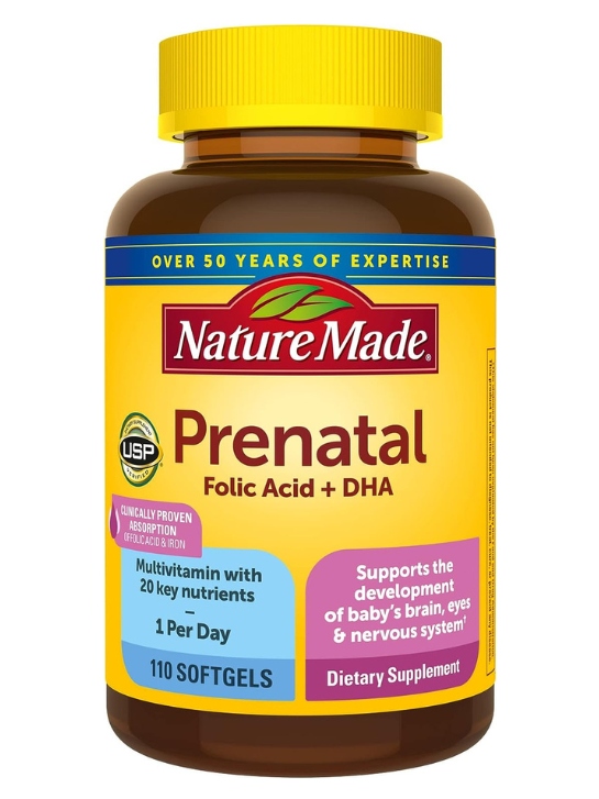 nature made prenatal vitamins