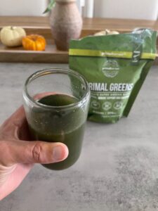 drinking primal greens